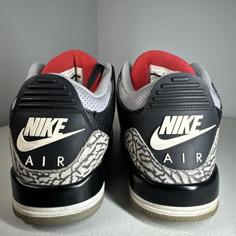 Size 9.5 - Jordan 3 Retro OG Mid Black Cement‎ ( 854262-001)